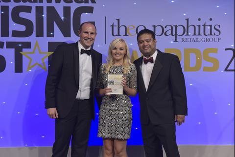 Jess Gibbs from BHS won the award for HR/Training Team/Individual of the Year